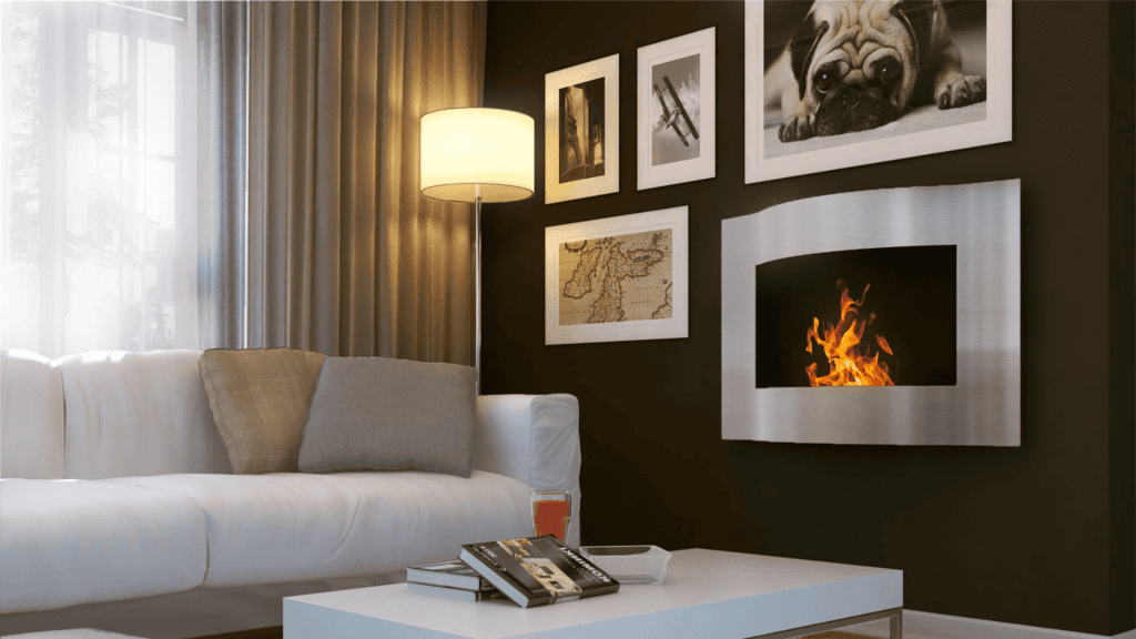 Semineu Pe Bioetanol Perete