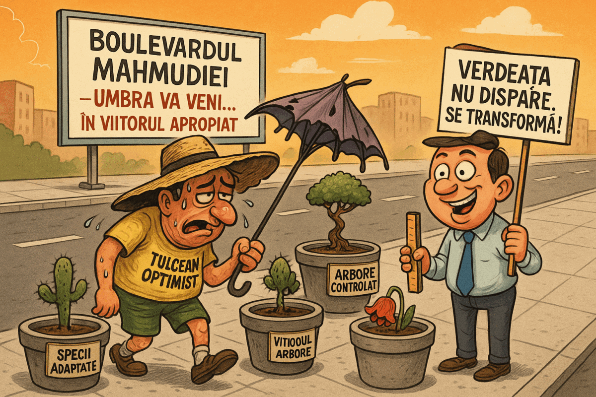 caricatura Mahmudiei