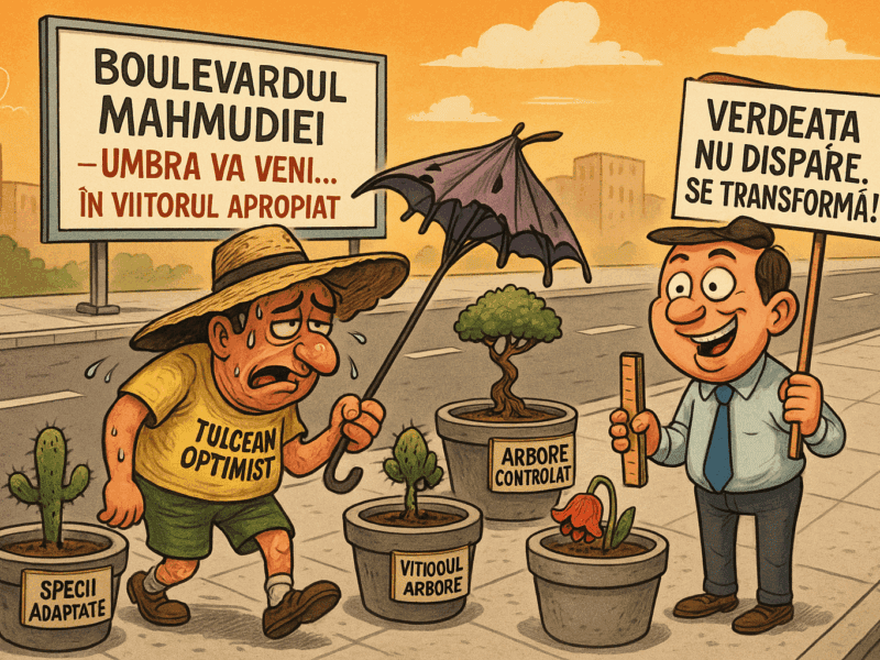 caricatura Mahmudiei