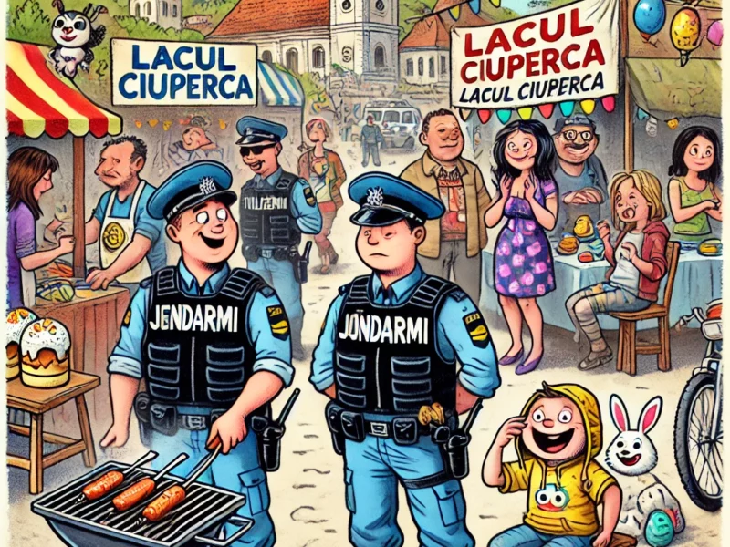 ilustratie paza jandarmerie de pasti