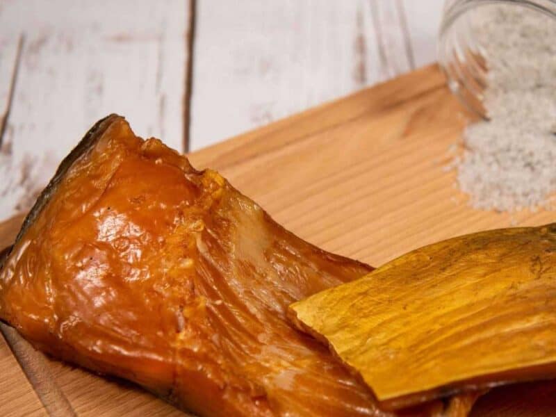 cotlet de crap argintiu afumat