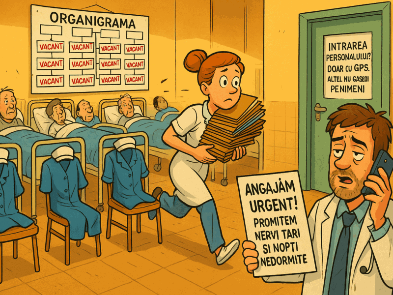 ilustratie lipsa personal spital