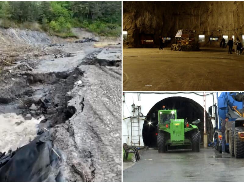 Incident major în Salina Praid după cedarea digului subteran din mina Telegdy