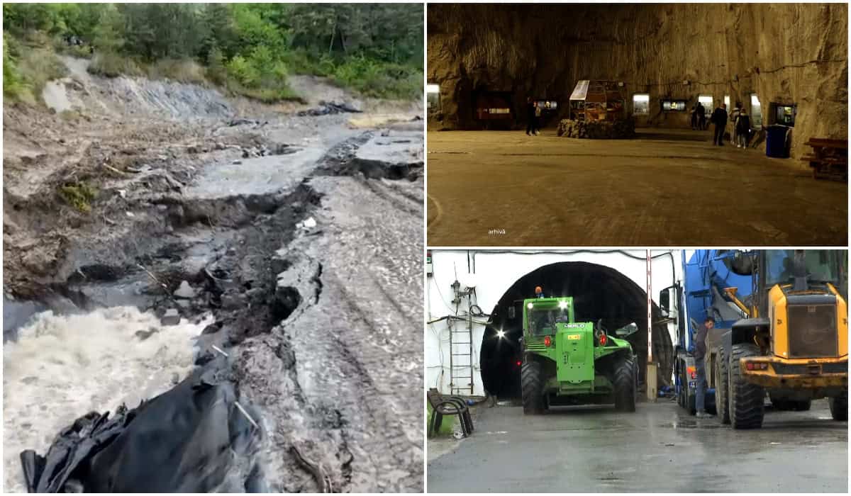 Incident major în Salina Praid după cedarea digului subteran din mina Telegdy