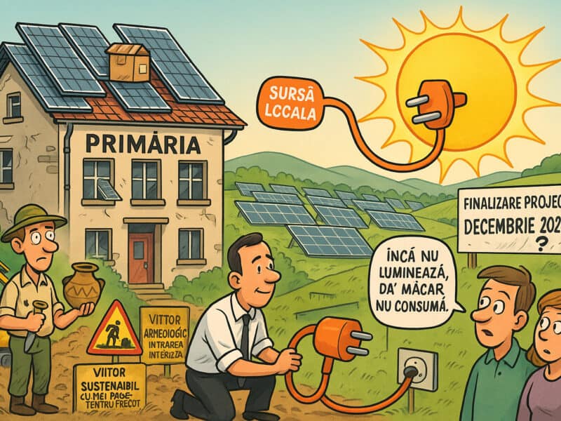 ilustratie panouri fotovoltaice