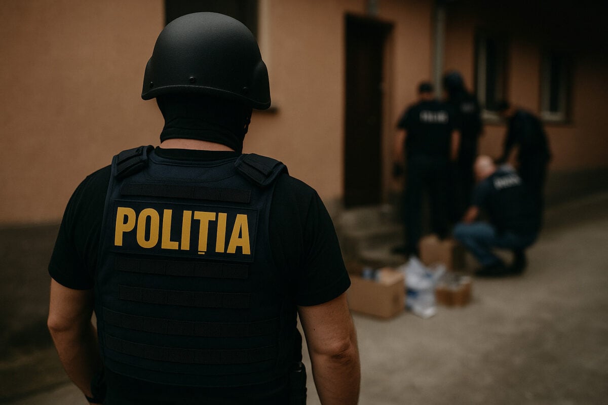 ilustratie politie descinderi perchezitii