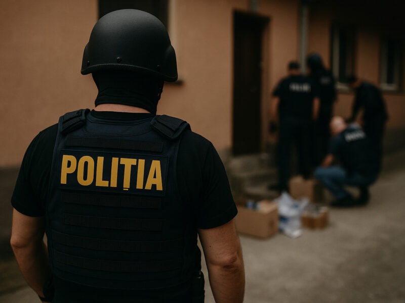 ilustratie politie descinderi perchezitii