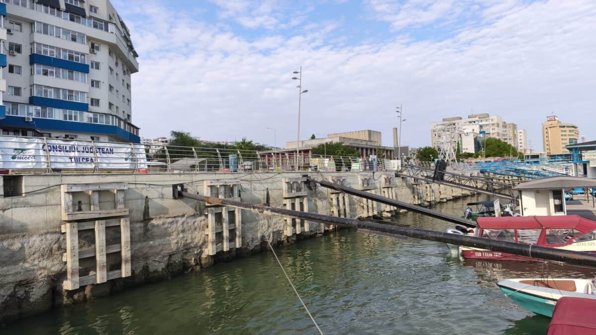 Nivel istoric al Dunarii la Tulcea