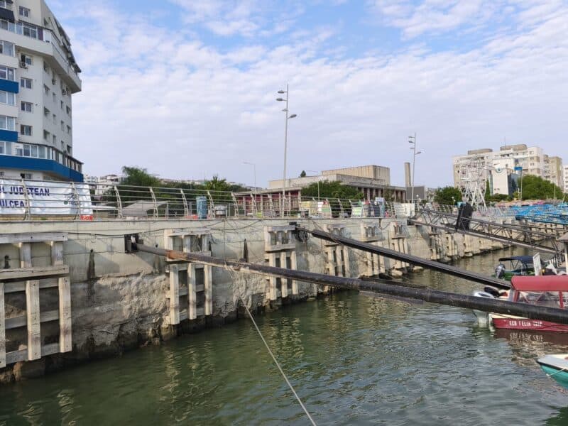 Nivel istoric al Dunarii la Tulcea