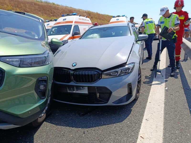 Accident grav pe A2 lângă Saligny cu 14 victime și plan roșu activat