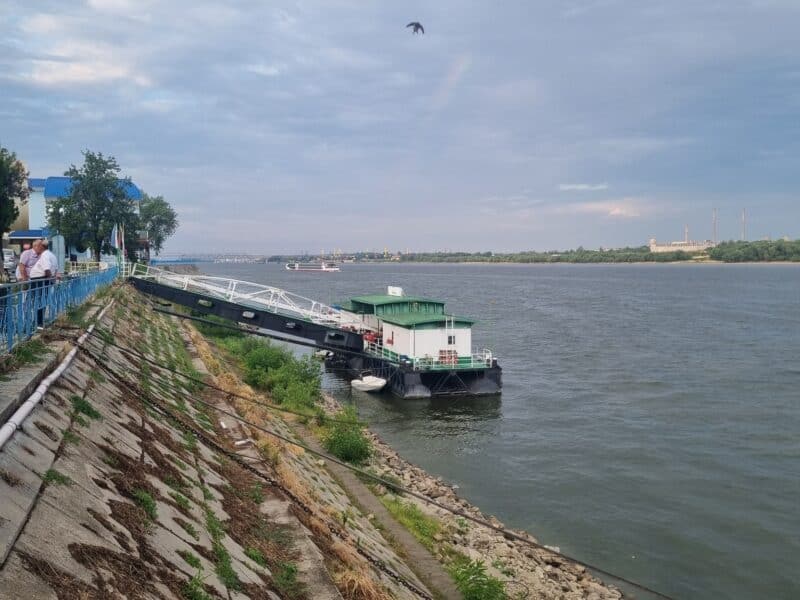 Azi, Dunărea cade la 15 cm la Tulcea. Delta intră în zona roșie a apei mici
