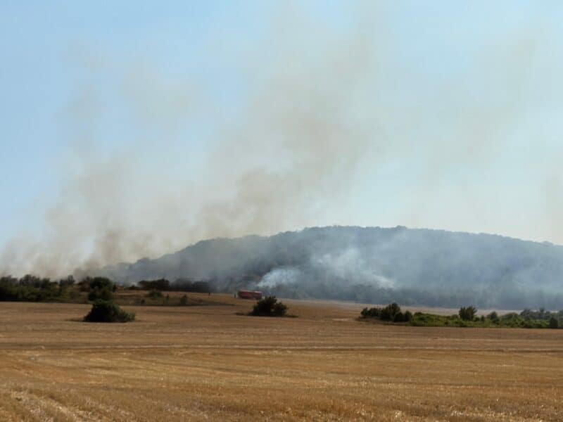 incendiu in expansiune