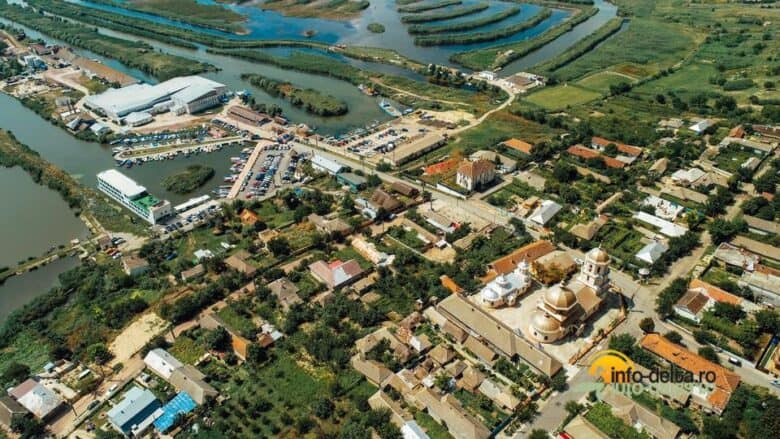 localitatea jurilovca tulcea aerian drona 03