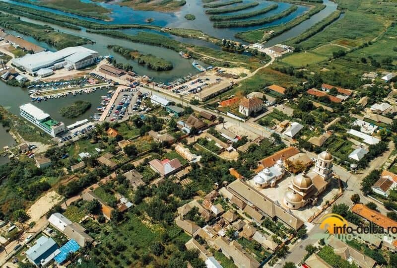 localitatea jurilovca tulcea aerian drona 03