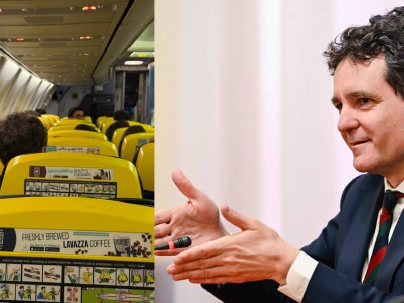 Nicușor Dan surprins într-un avion low-cost în drum spre Milano alături de fiica sa