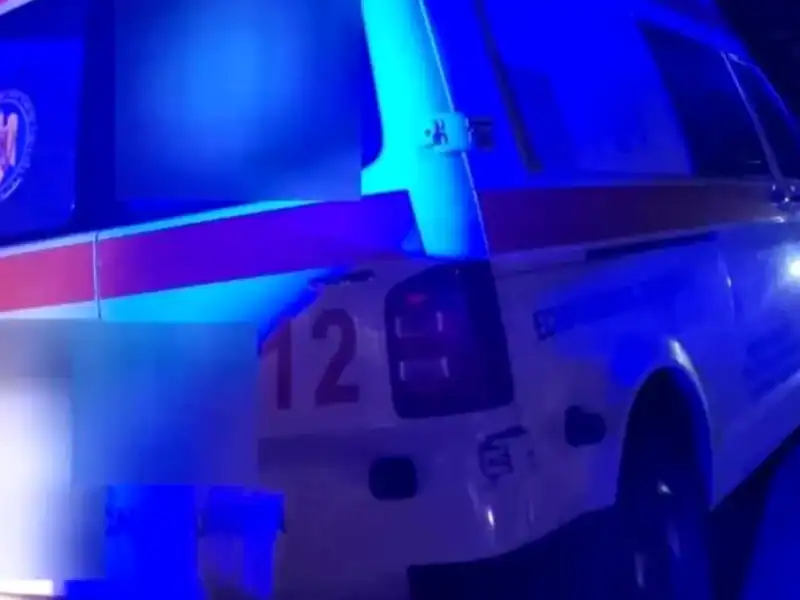 Un bărbat din Giurgiu fură ambulanța spitalului și provoacă o urmărire dramatică