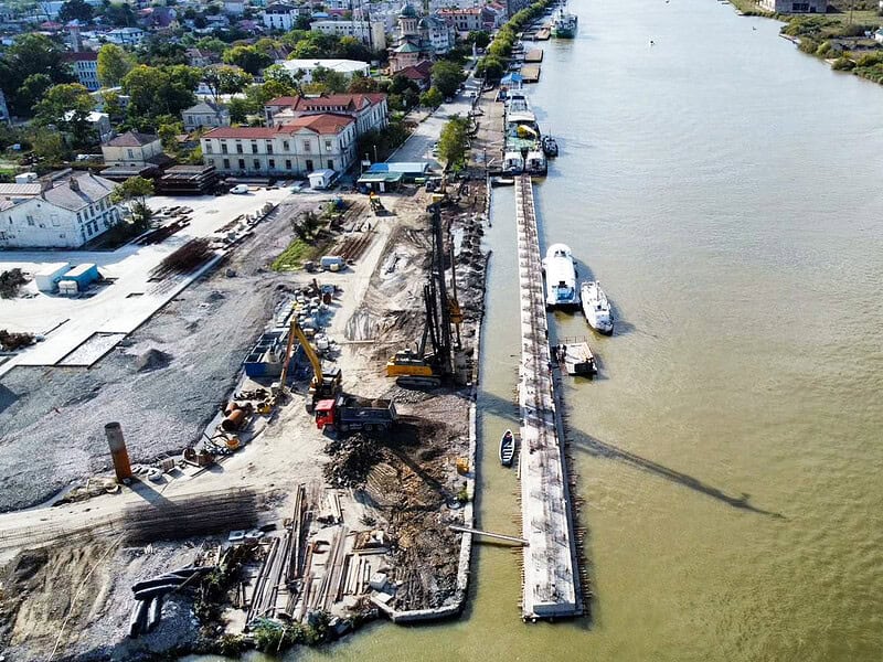 AZL Sulina lucrari modernizare Port Sulina 1