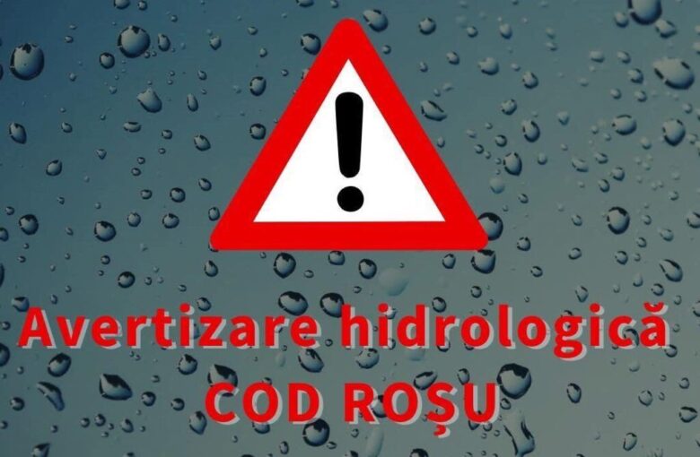 Avertizare hidrologica Cod ROSU