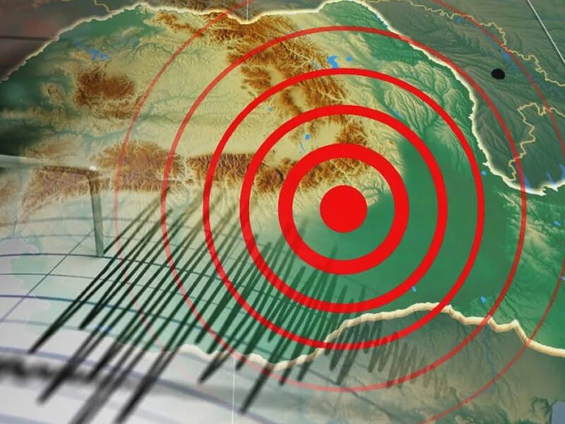 Cutremur de 4,2 magnitudine în județul Vrancea la o adâncime de 90 de kilometri