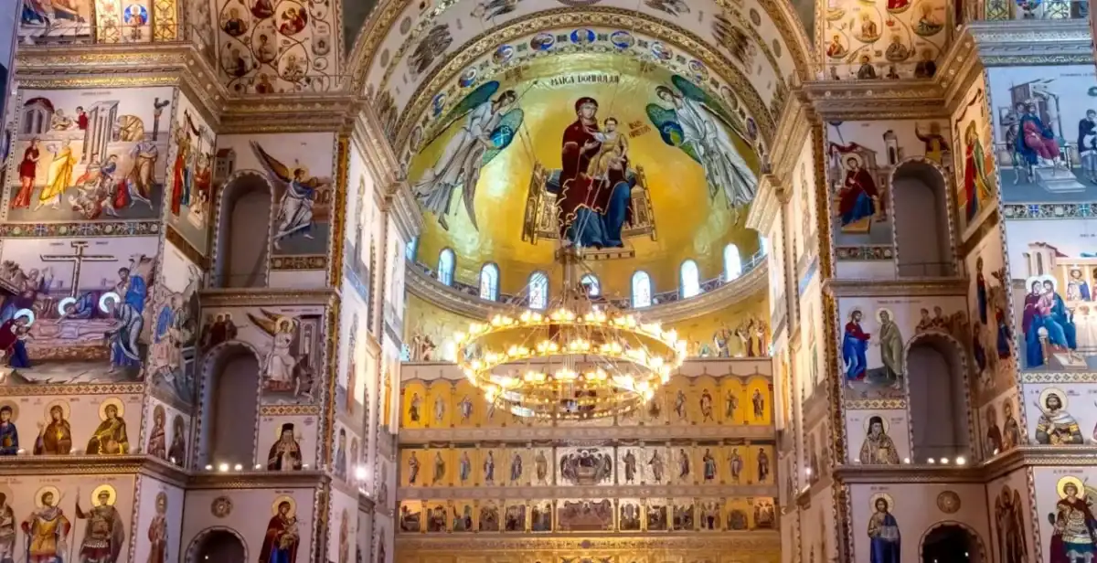 Pictura Catedralei Naționale din București va fi sfințită duminică de lideri religioși prestigioși