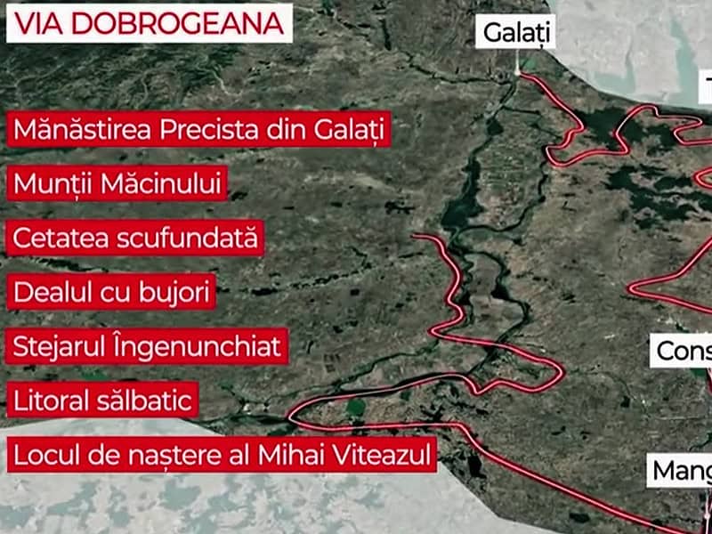 Via dobrogeana traseu bun