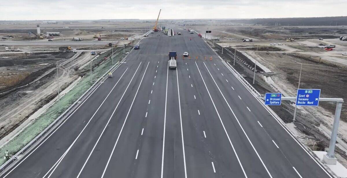 Autostrada Moldovei va fi deschisă integral de Ziua Națională a României