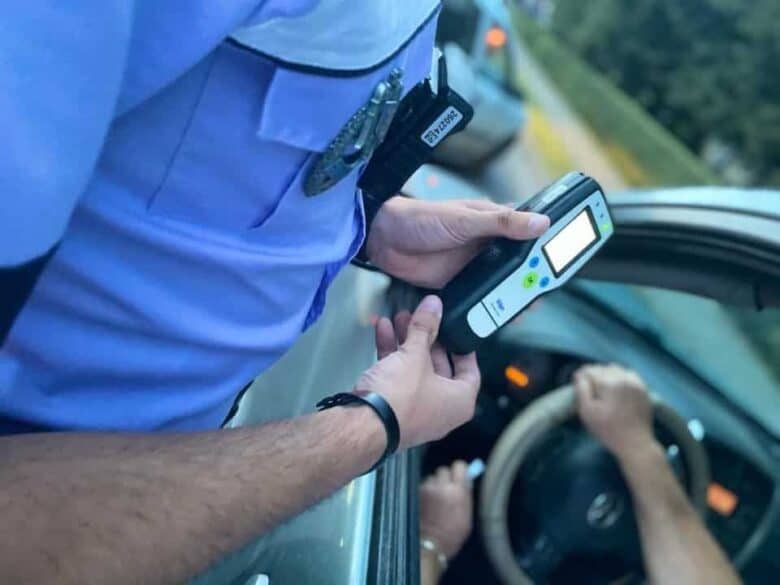 drogat volan politist