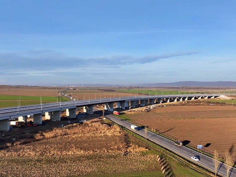 Autostrada Moldovei avansează, tronsonul Focșani Nord – Adjud Nord se deschide marți