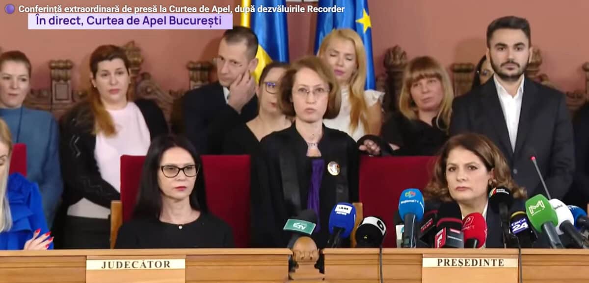 Judecătoarea Raluca Moroșanu susține investigația Recorder în fața colegilor și presei