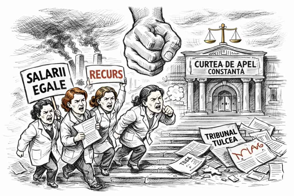 Salarii, nervi și recurs la Constanța: angajate din DSP Tulcea nu renunță și mută lupta în instanța superioară