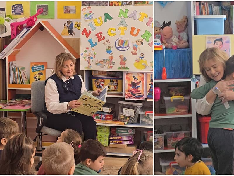 A lăsat pentru câteva ore agenda administrativă și a mers în mijlocul copiilor. Viceprimarul municipiului Tulcea, în vizită specială la grădiniță / foto