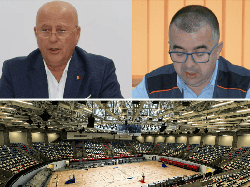 ”Principalii” administrației locale, Teodorescu și Ilie, sar la fileu: Tulcea vrea volei european în noua Sala Polivalentă Municipală