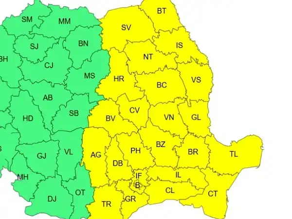 Tulcea, sub asediul iernii: ger năprasnic, vânt tăios și ninsori viscolite. Cod Galben până marți