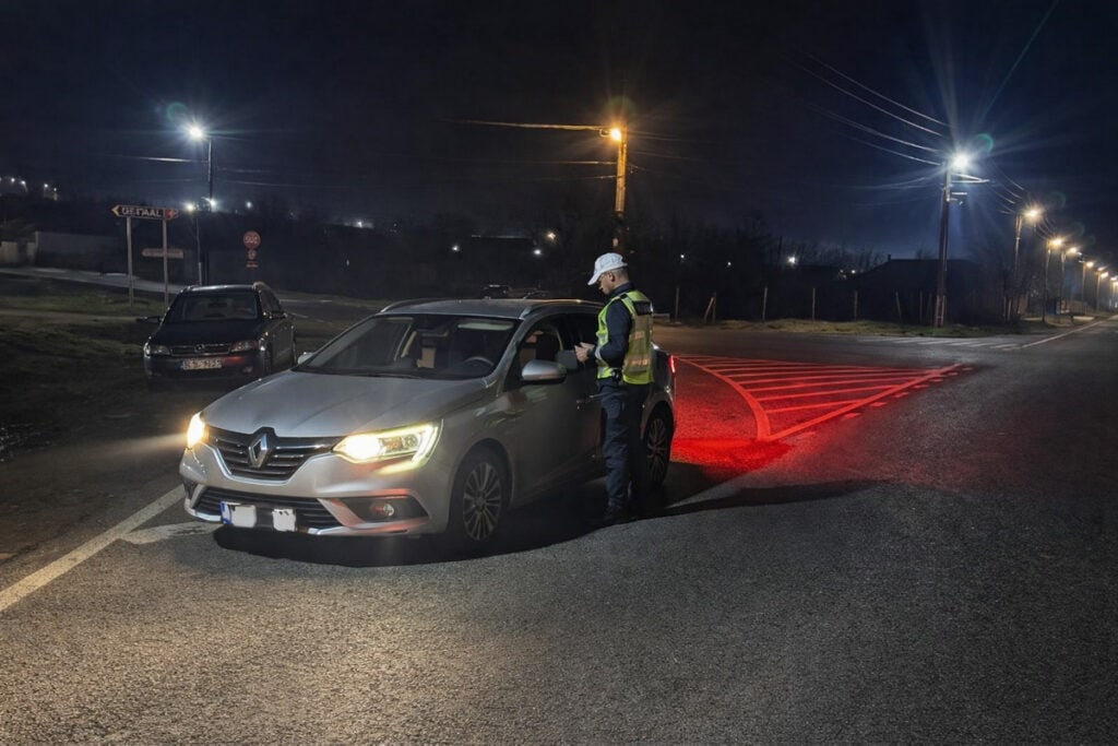 Razie a poliției în Tulcea și Jurilovca: zeci de mașini verificate și amenzi de 7.000 de lei