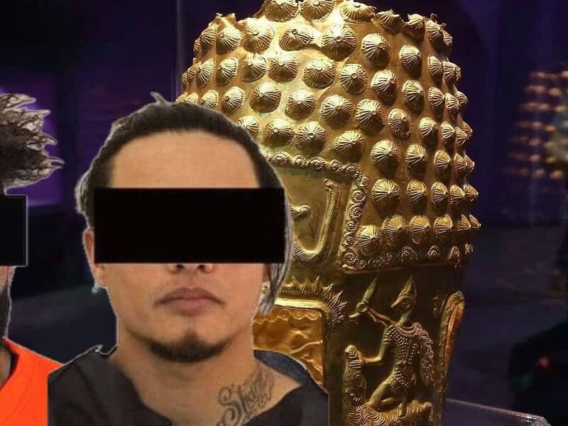 Coif antic și brățări de aur recuperate în urma unui jaf muzeal în Olanda