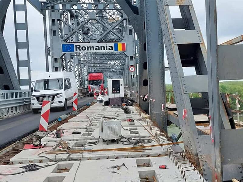 Podul Giurgiu–Ruse în prag de redeschidere: reparațiile capitale, aproape de final