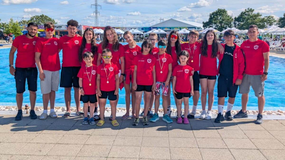 Weekend de excepție pentru Aqua Vita Delta Tulcea. Sportivii au revenit acasă cu medalii și titluri naționale / foto