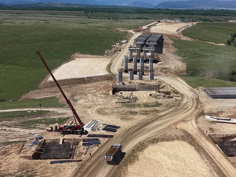 Autostrada Sibiu – Făgăraș avansează: tronsonul 3 a atins 38%, cel mai avansat din patru loturi
