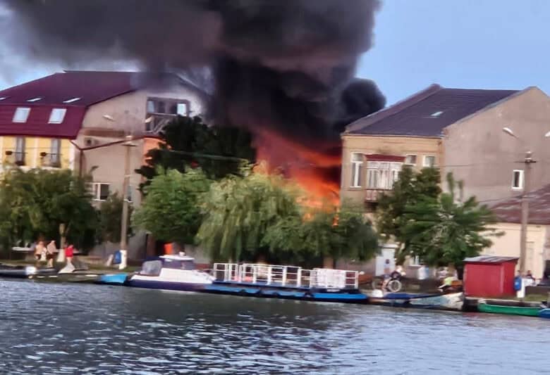 foto incendiu sulina