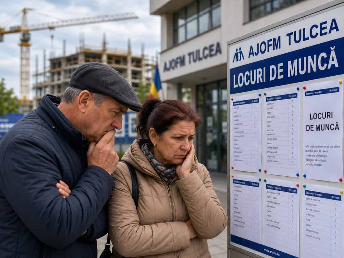 Șomajul urcă la Tulcea: 2.367 de oameni nu primesc indemnizație