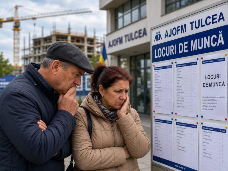Șomajul urcă la Tulcea: 2.367 de oameni nu primesc indemnizație