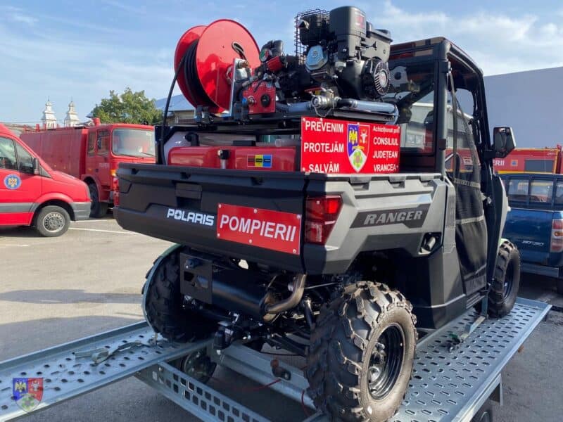 Peste jumătate de milion de lei pentru intervenții în Delta Dunării. ISU Tulcea primește vehicule speciale printr-un proiect România–Ucraina
