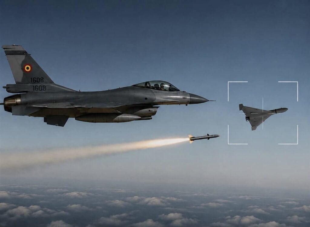 Chilia, din nou sub alertă: F-16 ridicate după o țintă la 12 km de graniță