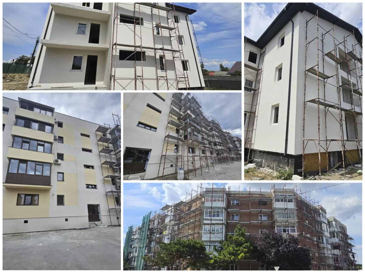 Nouă blocuri schimbă Babadagul: cinci șantiere avansează, patru așteaptă bani