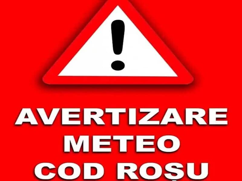 Tulcea-Avertizare cod roșu!