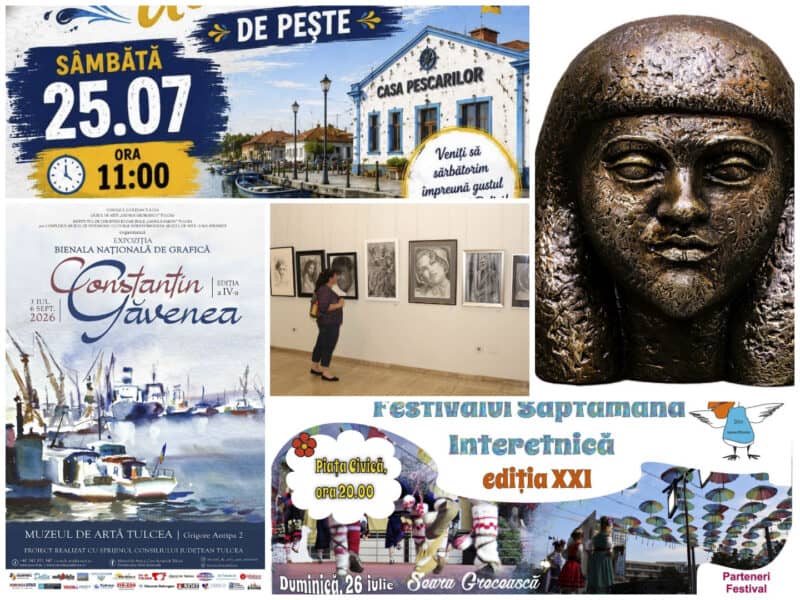 Weekend plin de festivaluri și expoziții în Tulcea. Ce nu trebuie să ratezi zilele acestea