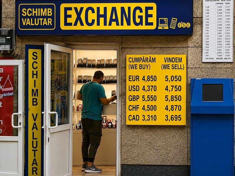 Euro continuă să crească, leul se devalorizează în fața monedei europene