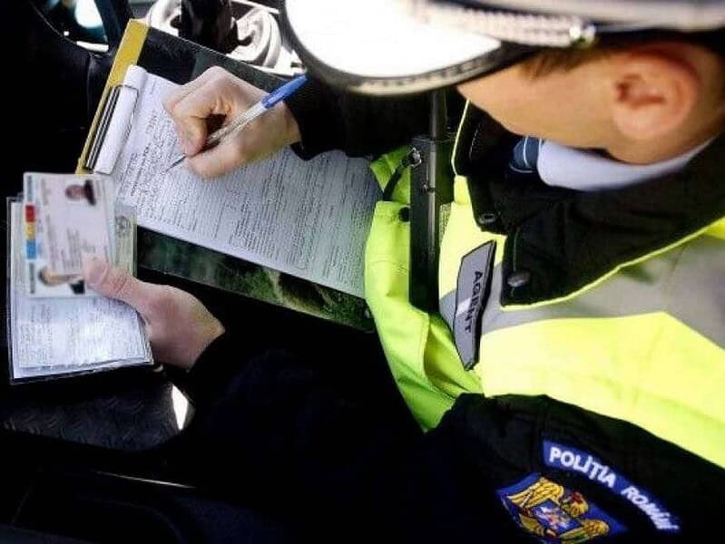 fara permis radar actiune politie amenda