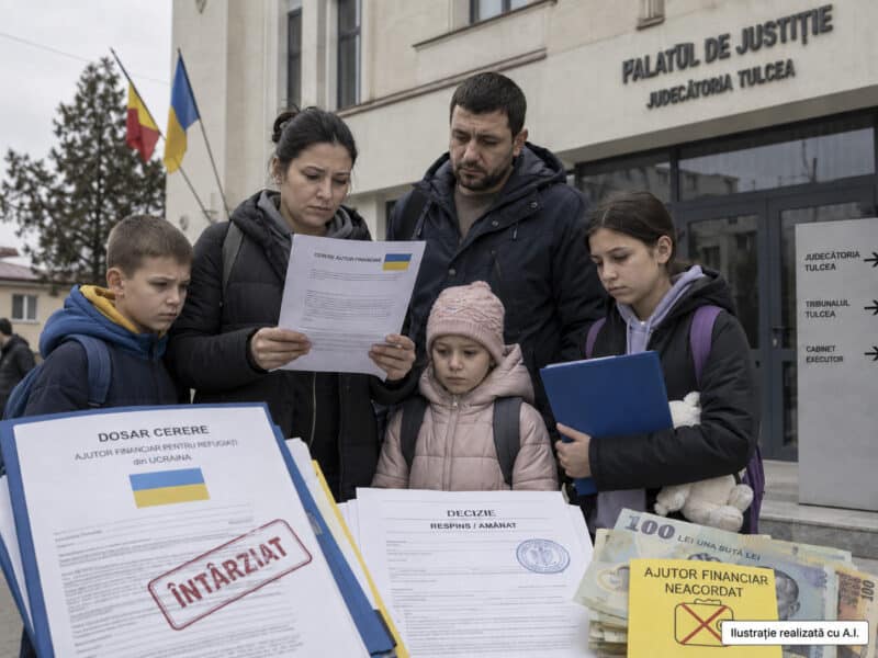 Banii refugiaților ucraineni duc Jurilovca și ISU Tulcea la Curtea de Apel