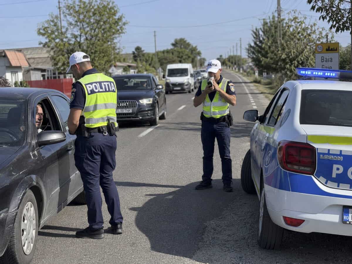 Filtru de amploare în zona Baia: 13 amenzi în câteva ore și talon retras
